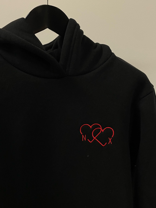 Hoodies with 2 hearts
